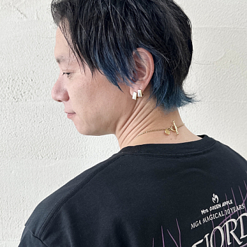 PAZオーナーの渡部さんをカラーしました♪ブリーチ・ダブルカラーで人気の祐天寺・学芸大学の人気美容院・美容室 hairspaPAZ ~ ヘアースパ パズ ~