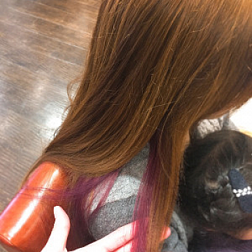 本日のお客様&キッズ『インナーカラーはまだまだ人気!?』しっとり潤うヘアカラーで人気の祐天寺・学芸大学美容院 hairspa PAZ ~ ヘアースパ パズ ~