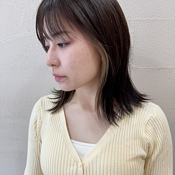 一回ブリーチできるインナーべージュカラーしっとり潤うヘアカラーで人気の祐天寺・学芸大学美容院 hairspa PAZ ~ ヘアースパ パズ ~