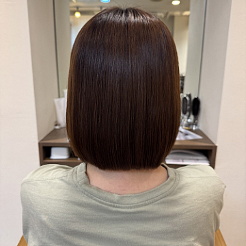 大人気切りっぱなしボブ&縮毛矯正☆祐天寺・中目黒で人気美容院・美容室 hairspaPAZ ~ ヘアースパ パズ ~