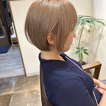 大学生活ラスト!2ブリーチダブルカラーで作るホワイトベージュ|ブリーチ・ダブルカラーで人気の祐天寺・学芸大学の人気美容院・美容室 hairspaPAZ ~ ヘアースパ パズ ~