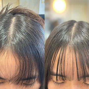 目黒区祐天寺 前髪縮毛矯正『クロスパーマ』が大人気!クセ・生え癖を理解する祐天寺・学芸大学の人気美容院・美容室 hairspaPAZ ~ ヘアースパ パズ ~